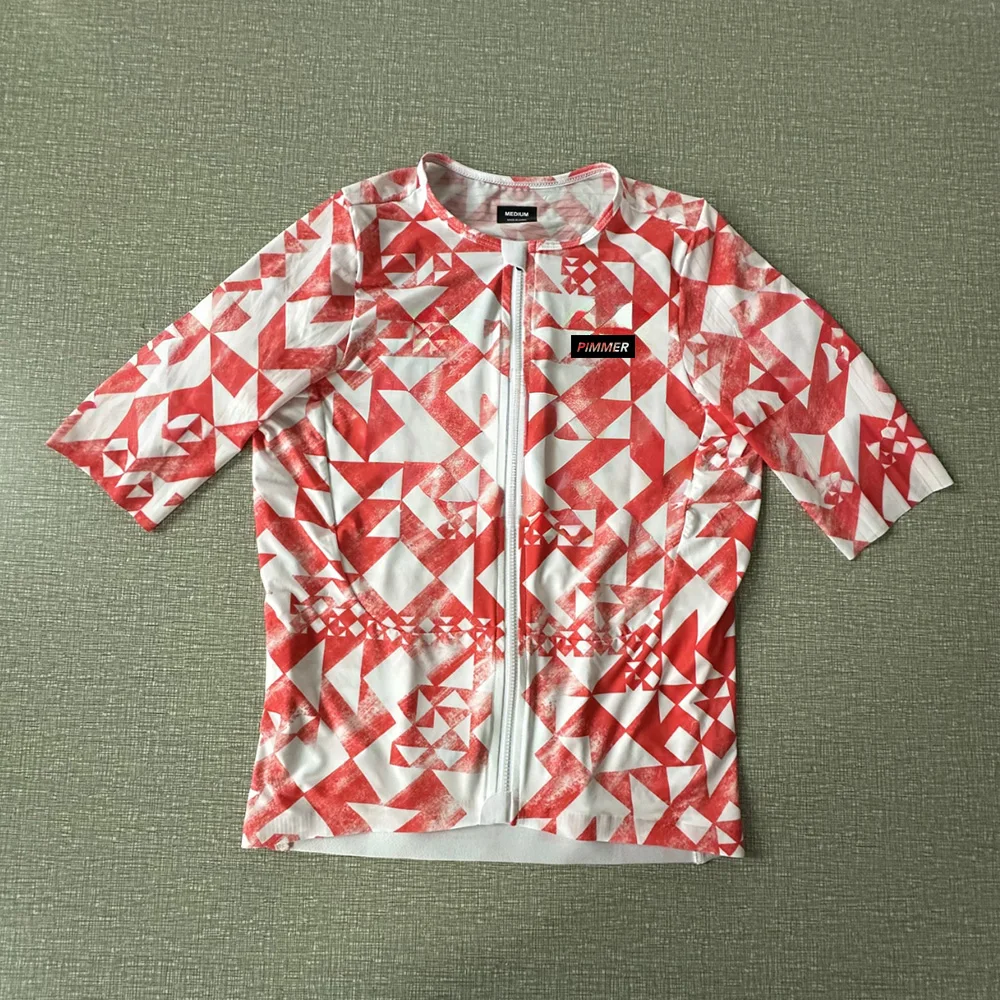 

2025 Cycling Jersey Compression Seamless Cycling Shirt Breathable Quick Dry Man Cycling Maillot Reflective Unsex MTB Jersey