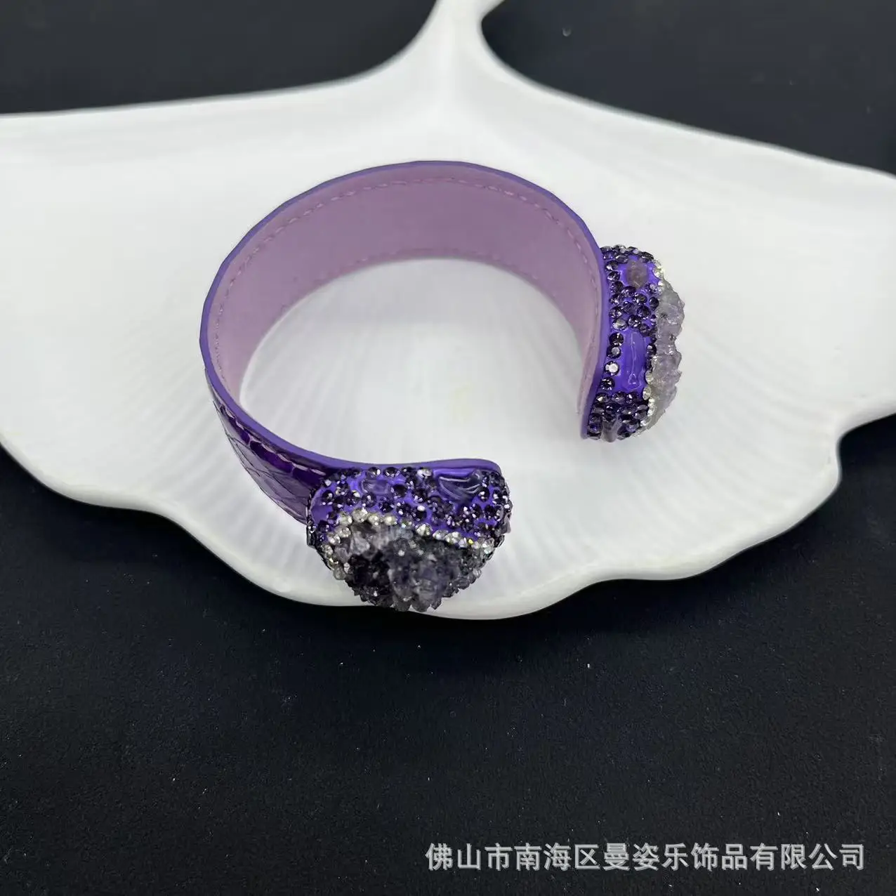 DIY accessories New Amethyst Snakeskin Bracelet High Quality Uruguayan Natural Amethyst Snakeskin Bracelet Cross-border Resource
