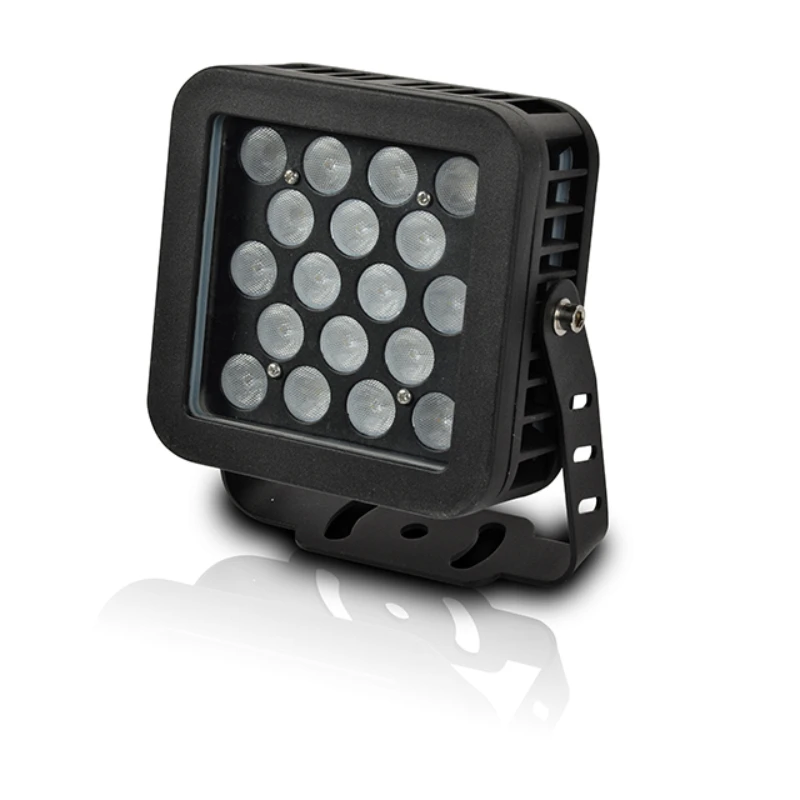 listed IP66 waterproof architecture Lighting DMX /RDM modern RGBW exterior led floodlight outdoor