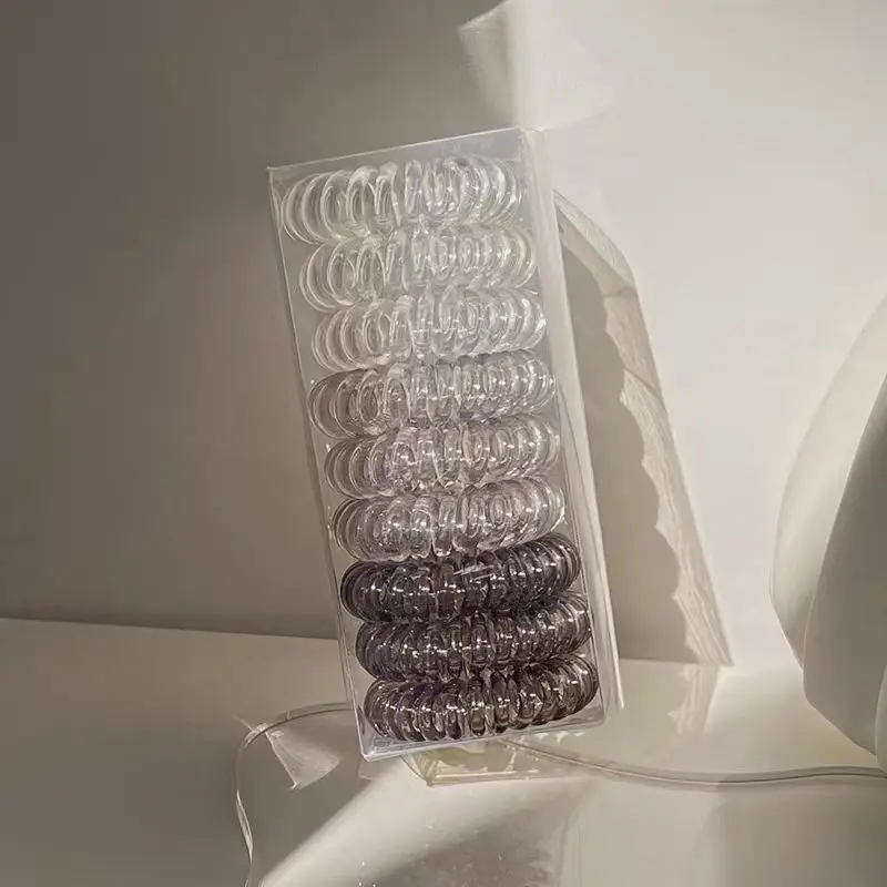 Hohe Elastische Haar Telefon Linie Band Internet Celebrity Neue Hohe Pferdeschwanz Seil Gummiband Weibliche Krawatte Kopf Seil – Detail 7