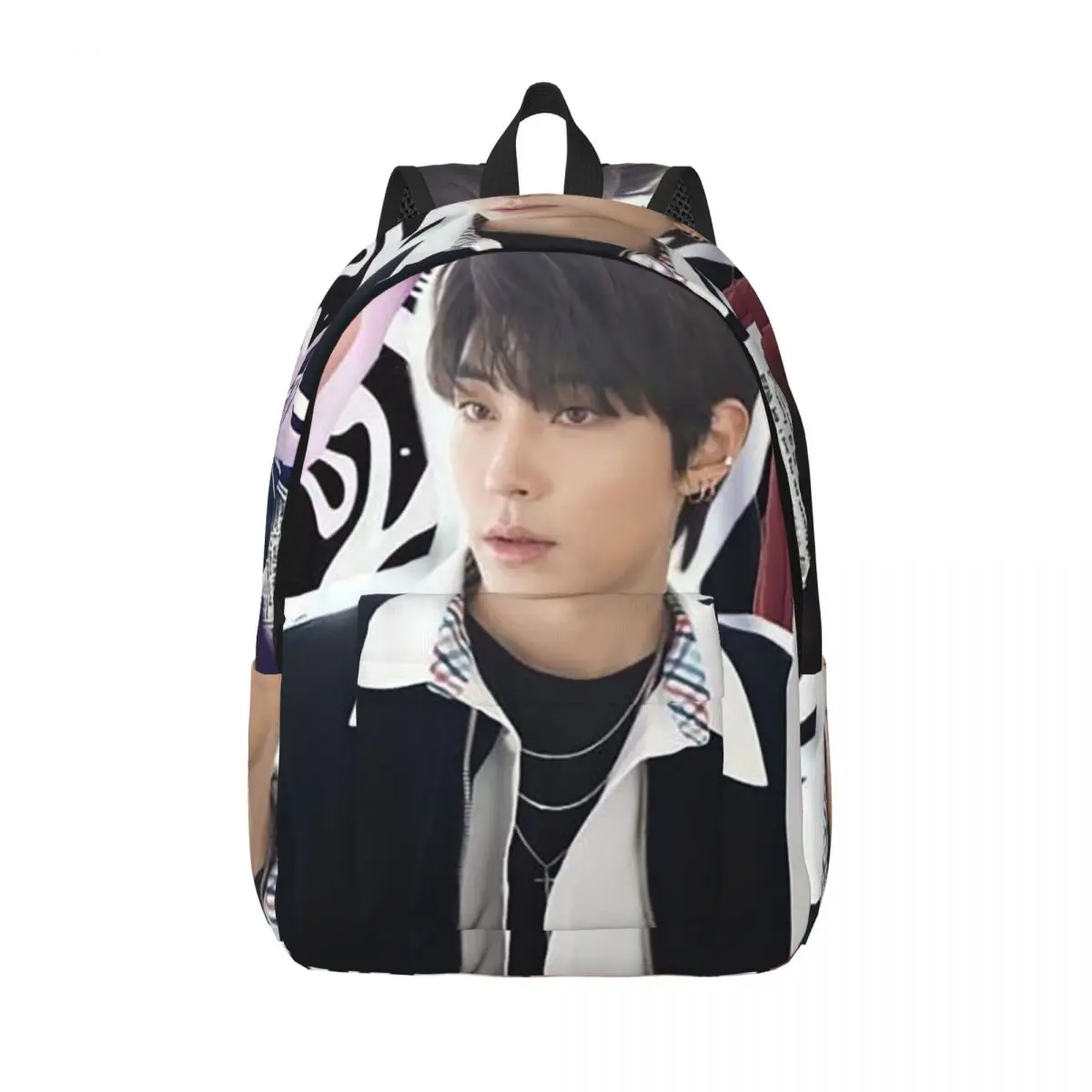 

Hwang In Yeop Student Backpack School Bag Hiking Travel Daypack for Men Women Bookbag Shoulder Bags