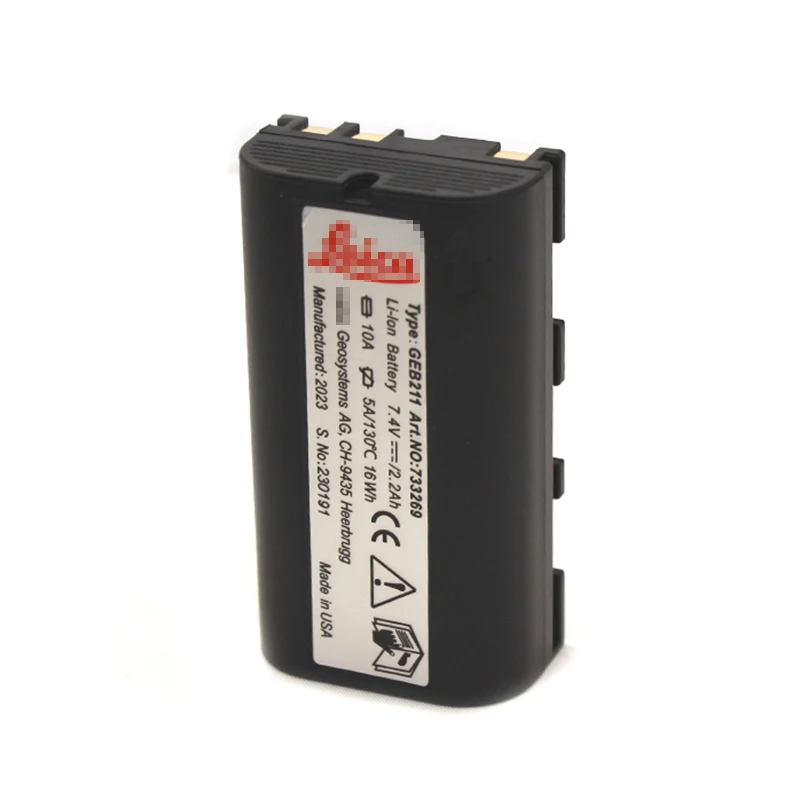 

Литий-ионный аккумулятор GEB211 для тахеометра Leic ATX1200/900 TS02 TS06 TS09 iCR50 iCR60 iCR70 iCR80