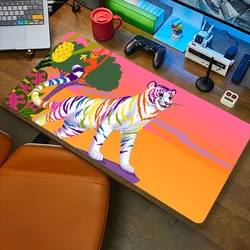 Lisa F-Frank Art Mousepad Computer Office Game Table Mats XXL Rubber Anti-slip Gaming Keyboard Long Desk Pads