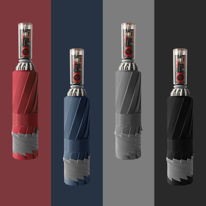 

"Innovative Auto Reverse Umbrella - Extra Large Blackout UV Protection - Anti-Rebound Car Umbrella with Quick Dry Cover"