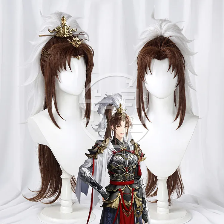 

Аниме Code Kite Prince of Guangling, парик для косплея, реквизит для Хэллоуина, карнавала, синтетические волосы, термостойкое волокно + шапочка для парика