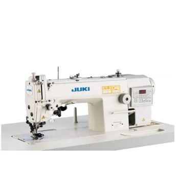 New and Original JUKI DLM-5400NDD-7 Direct Drive Single Needle Bottom Feed Lockstitch Sewing Machine with Vertical Edge Trimmer