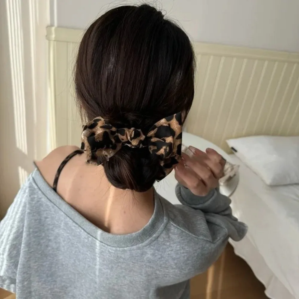Нескользящая заколка для волос премиум-класса с леопардовым принтом, фиксированная заколка для волос, зажим для хвоста, аксессуар для волос для женщин и девочек