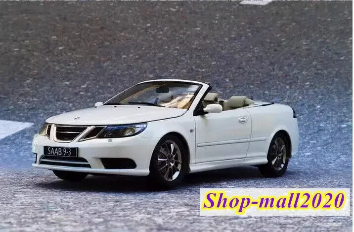 AUTOart 1/18 For SAAB 93 9-3 Metal Diecast Model Car Kids Toys Boys Birthday Gifts Ornaments Hobby Display Collection White