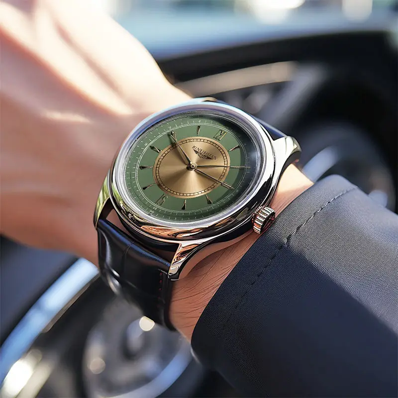 Men Top Quality IPS Luxury Man Wristwatch Wholesalers Waterproof Diamond Leather Watch Stainless Steel Quartz Fashion Male Reloj