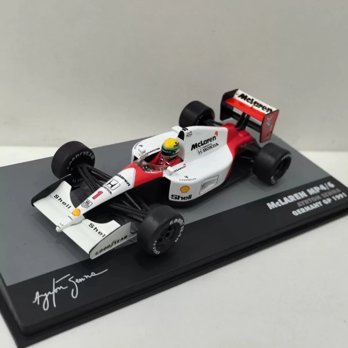 Ixo 1:43 Mclaren Mp4/6 #1 1991 Mclaren Formula Car Model Alloy