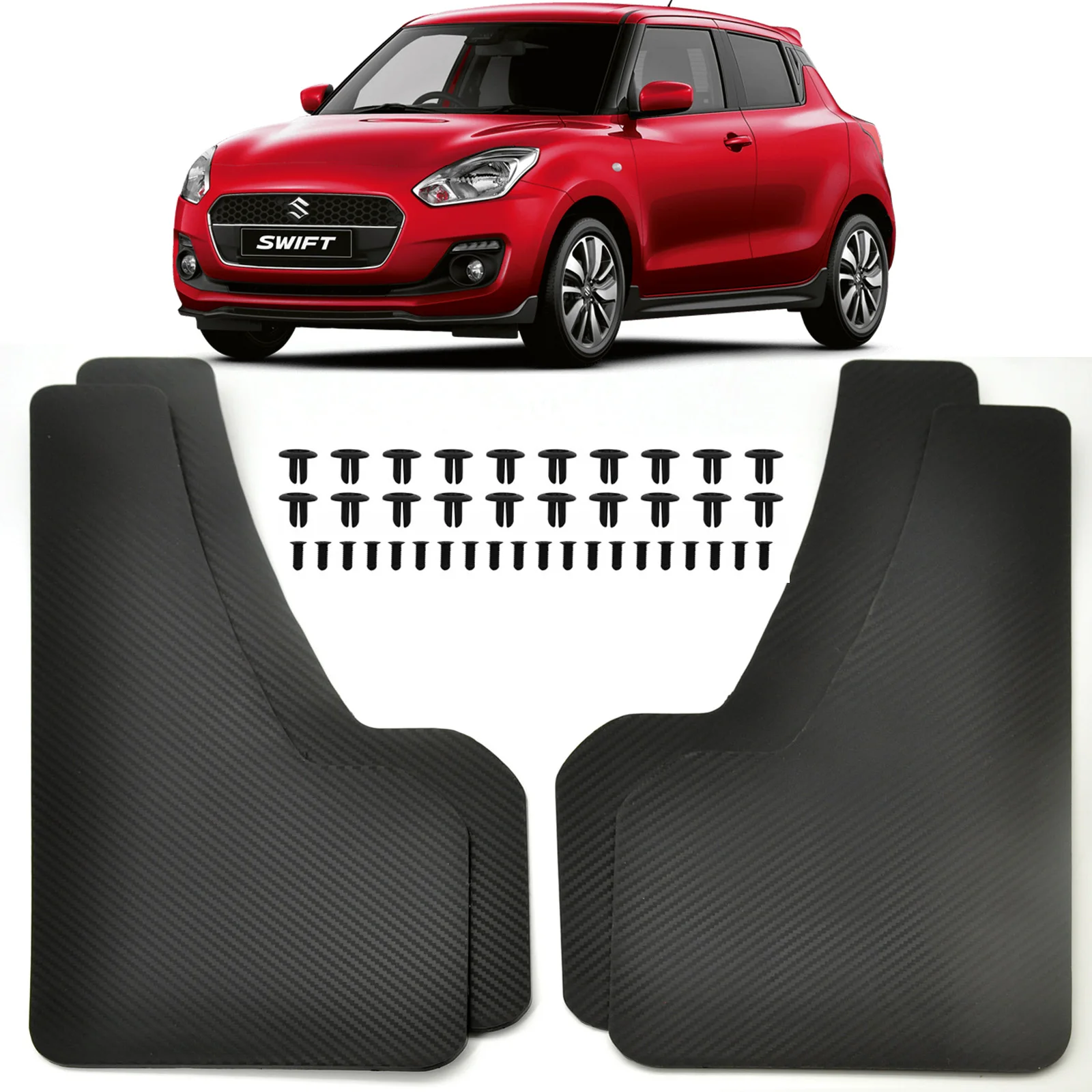 Set Mudflaps Mud Flaps Splash Guards Mudguards For Suzuki Swift 1 2 GTI GLX Sport Alto Vitara Ignis SX4 Aerio Kei Daewoo Magnus