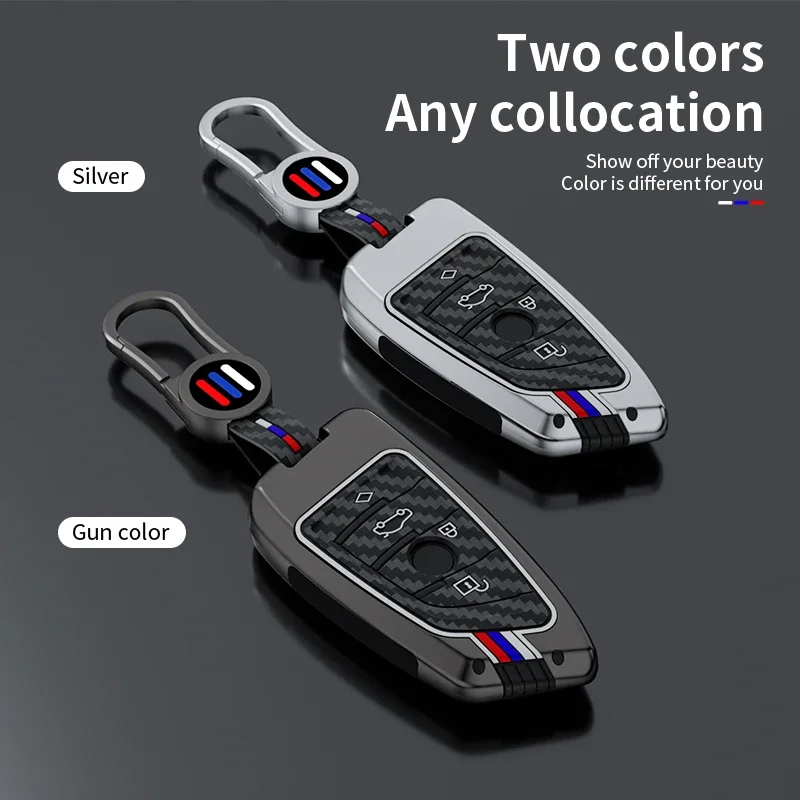 

Zinc Alloy Car Key Case Cover for BMW X1 X3 X4 X5 F15 X6 F16 G30 7 Series G11 F48 F39 520 525 f30 118i 218i 320i Car Accessories