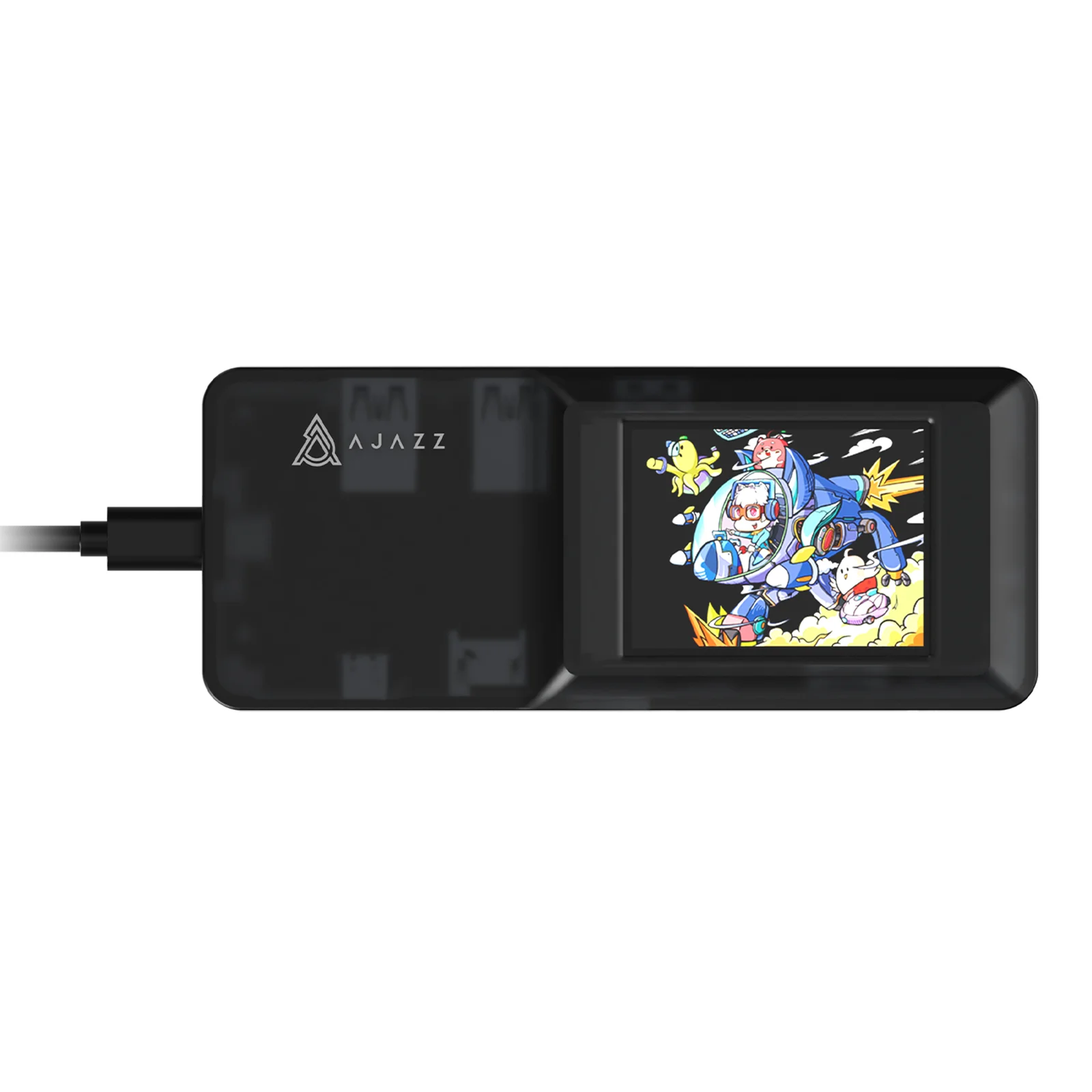 AJAZZ AKP01E Macro Controller & USB Hub, Plug & Play, Programmable Keys