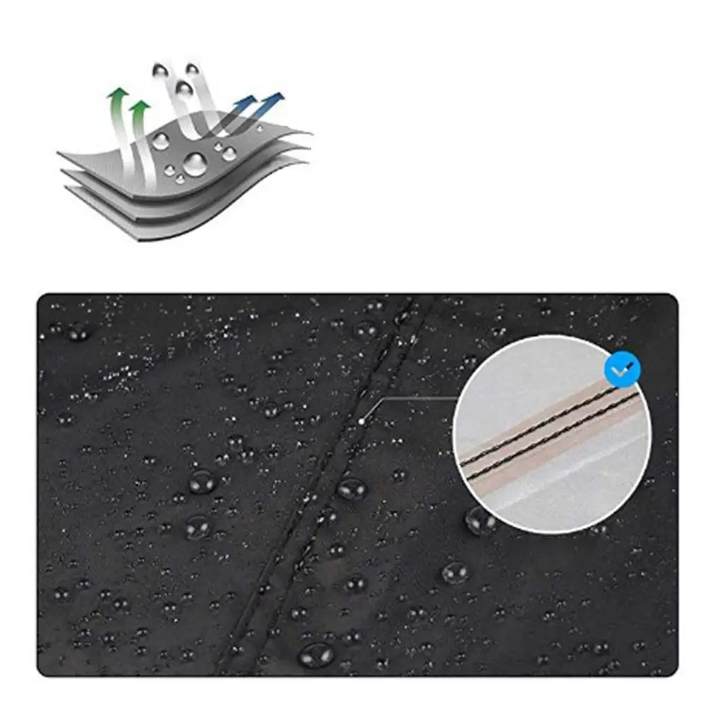Motorbike Vehicle Motorcycles Cover Waterproof Night Reflective Lock Holes and Buckle Sun Outdoor Protection ,Machine Washable