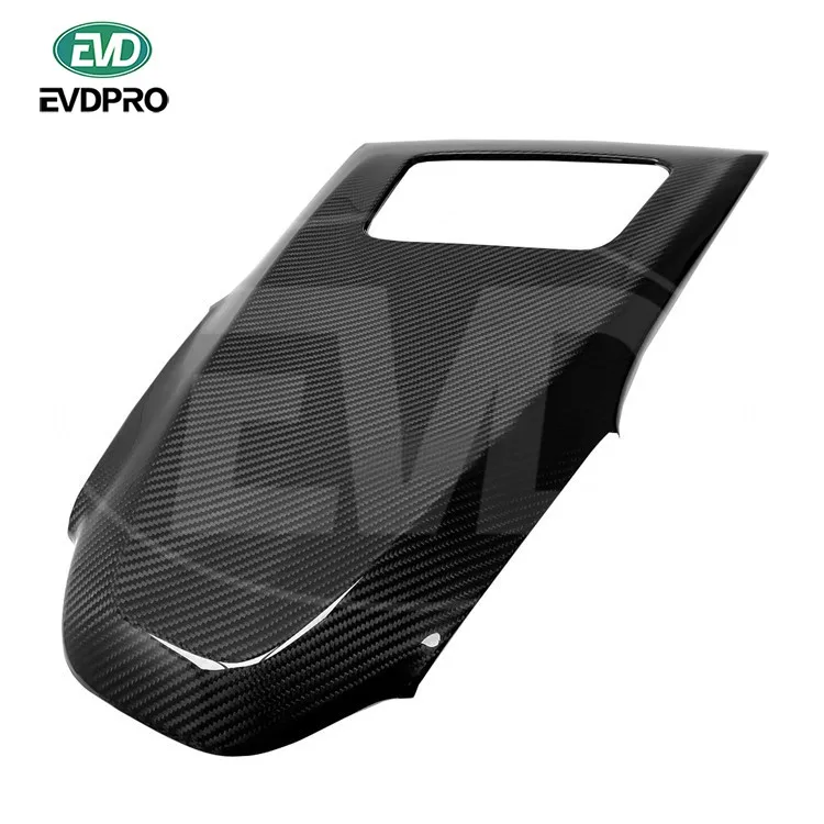 

For Chevrolet Corvete C8 Z51 Z06 2020-2024 Dry Carbon Fiber Center Console Panel Cover Trim