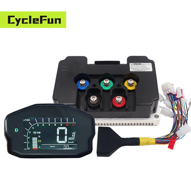 

FarDriver ND96450 DC 170A High Power Sine Wave Controller With DKD ONE-LIN Display Kit E-Scooter Accessories For Electric Motor