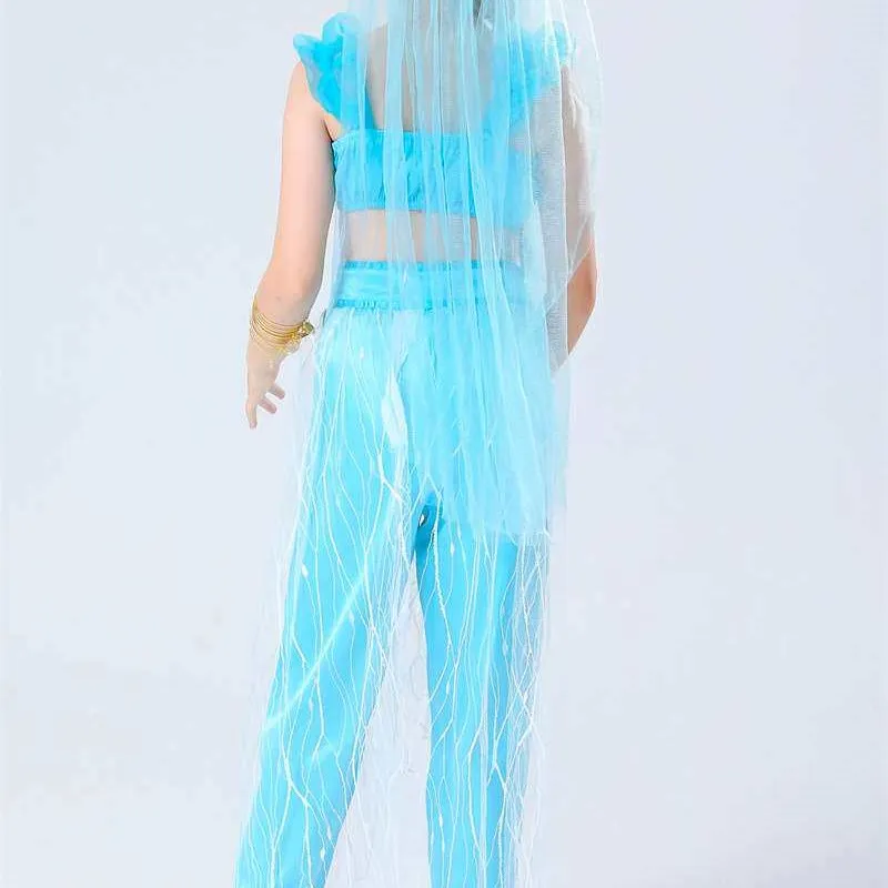 

Halloween Children's Day Aladdin Lantern Princess Jasmine Costume Traditional Chinese Ethnic Stage Performance Women's Wear
