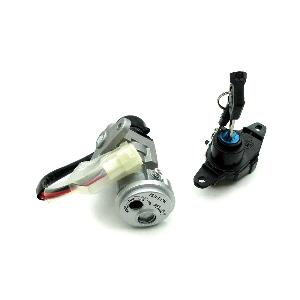 Motorcycle Ignition Switch Tail Box Lock Scooter Start Lock Starter Switch Locks Accessories For Suzuki UU125T UU 125T-2T QS125T