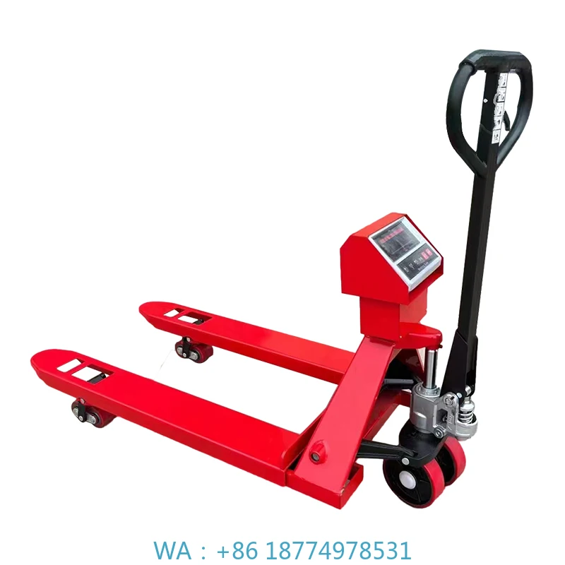 Forklift Low Price Manual Hydraulic Truck Includes Scale PumpNew Lightweight Small Pallet Jack Machine Ground Cow Electronic