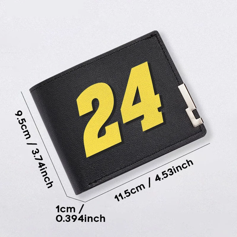 24번 디자인 남성용 PU 지갑 미니멀리스트 비즈니스 스타일 가볍고 내구성 있는 일상용 패션 액세서리