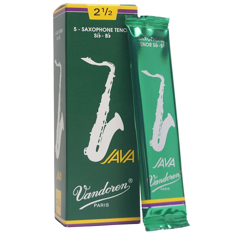 

FRANCE Vandoren saxphone reeds green box java hardness 2.5--3.5 professional Tenor reeds saxphone reed