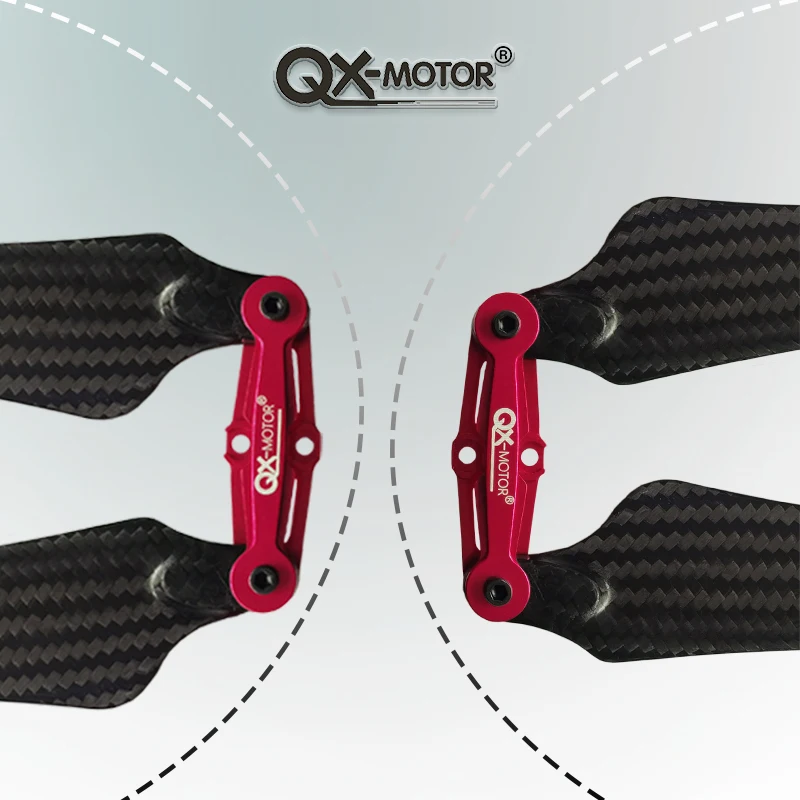 Hélice plegable de bajo ruido QX-MOTOR, Kit de multicóptero de bajo ruido para dji pro zd600 zd650 s800 s900, 1552, 1760