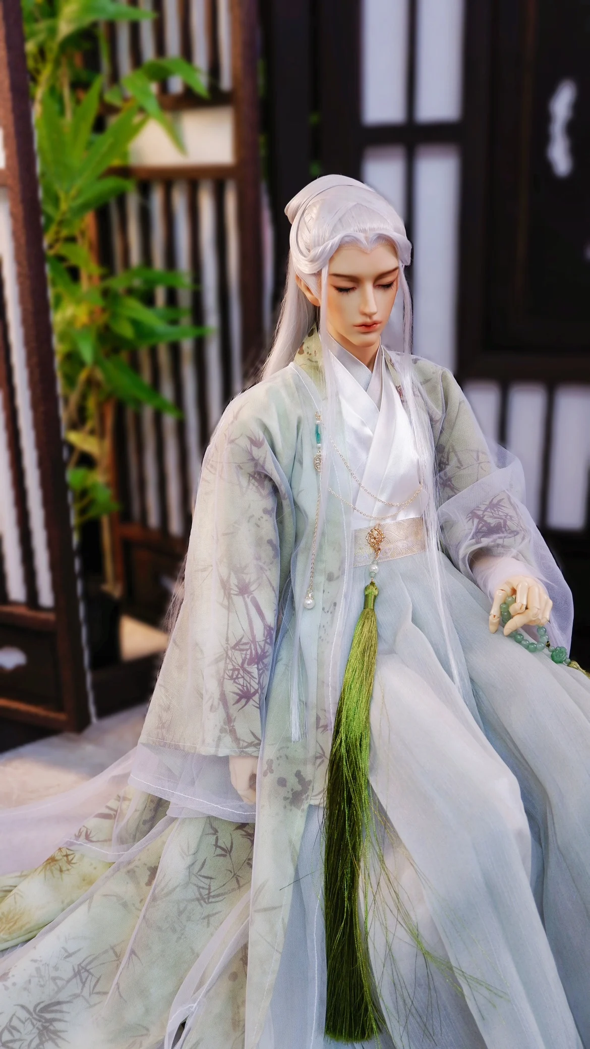 1/3 Scale BJD Hanfu Robe Ancient Costume Warrior Outfit For POPO68 Longhun73 ID75 Strong Uncle Doll Clothes Accessories A1820