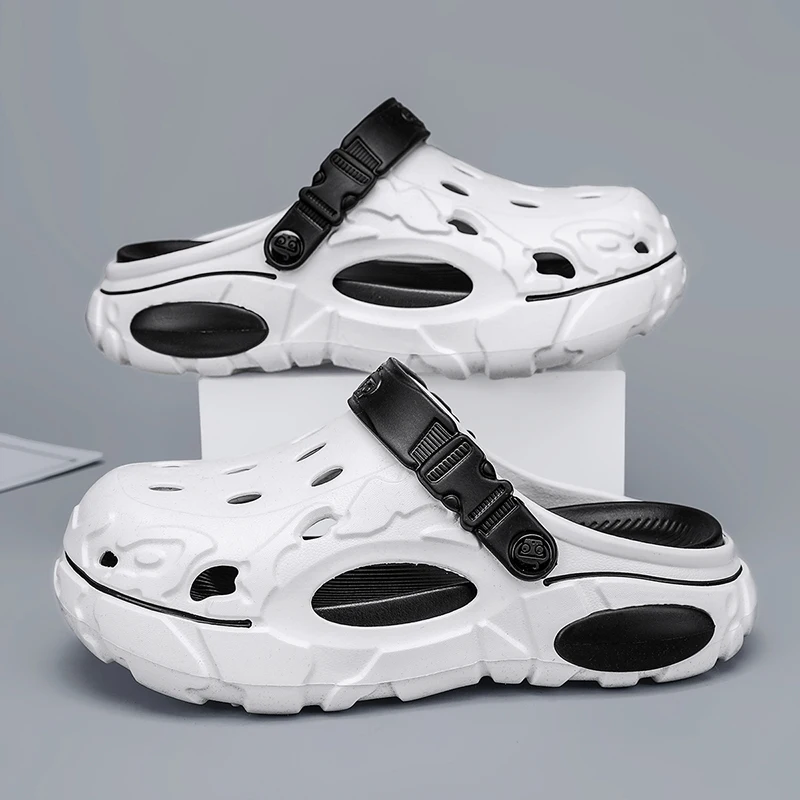 Übergrößen 47 48 Herren Clogs Sandalen Sommer Outdoor Garten Clogs Lochschuhe Herren Freizeitschuhe Wasserschuhe Komfortable Weiche Hausschuhe – Detail 2