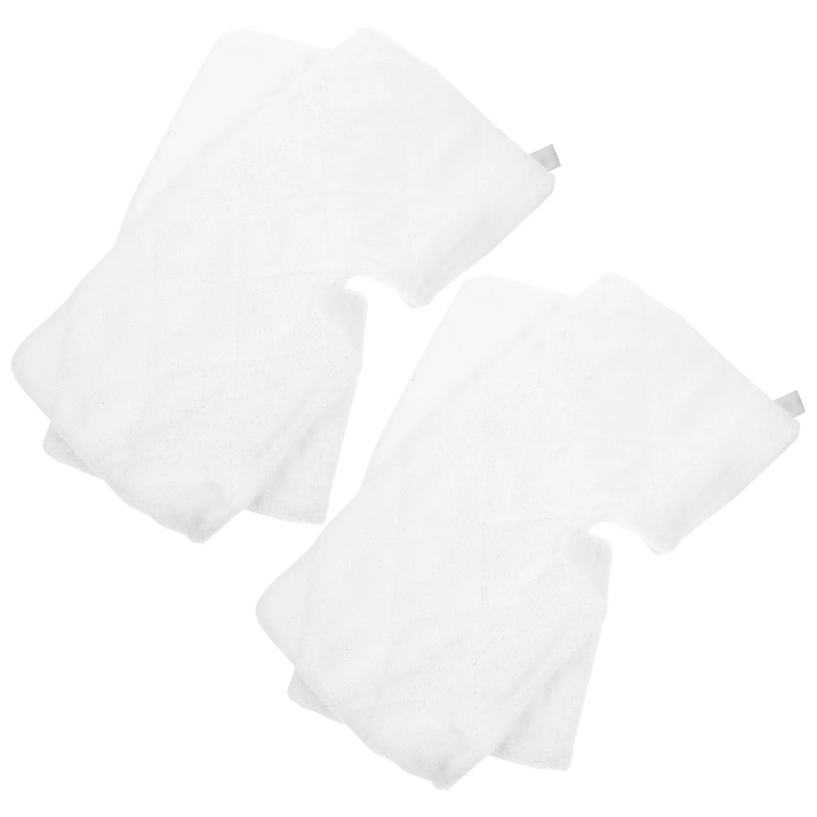 

4Pcs Steam Mop Pads Replacement Fiber Mop Heads Washable Reusable for Kitchen Bathroom Home Commercial Cleaning