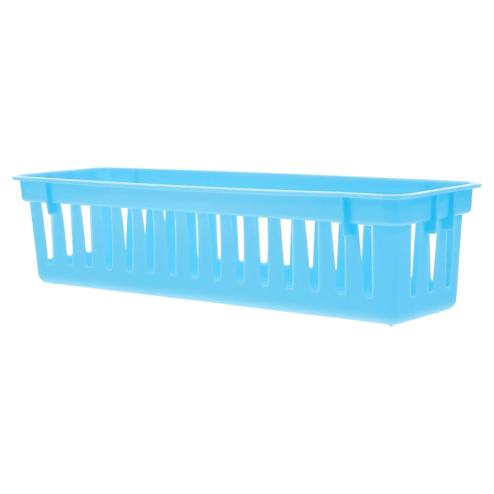 Pencil Crayon Baskets Desk Organizer Blue Paper Bracket Students Classroom Storage Trays Multifunctional Lightweight Durability