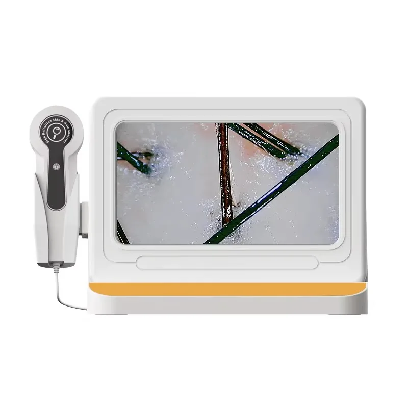 Professional HD AI Hair Analyzer and Skin Machine Scalp Scanner Detector for Head & Face Analysis EU Plug Desktop Type