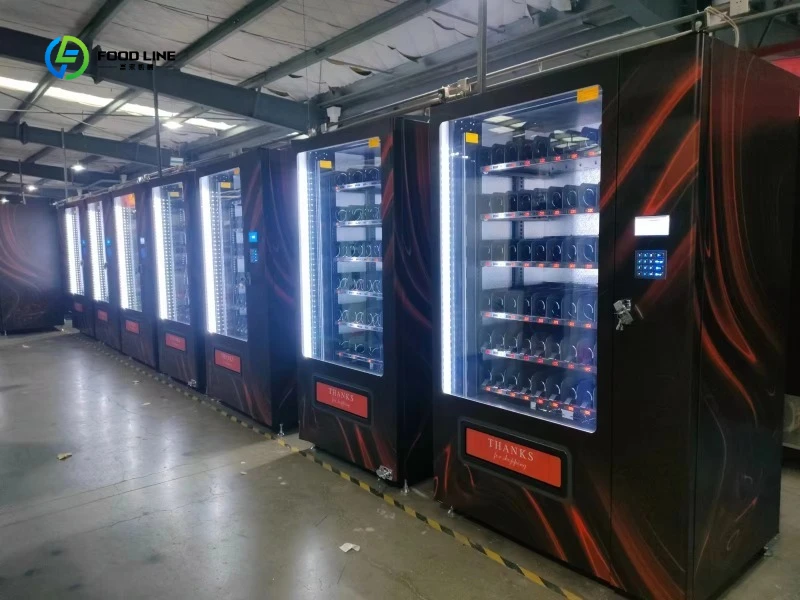 FL Wholesale Automated Food & Drink Vending Solutions Supplier Customized Vending Machine Touch Screen for Global Market