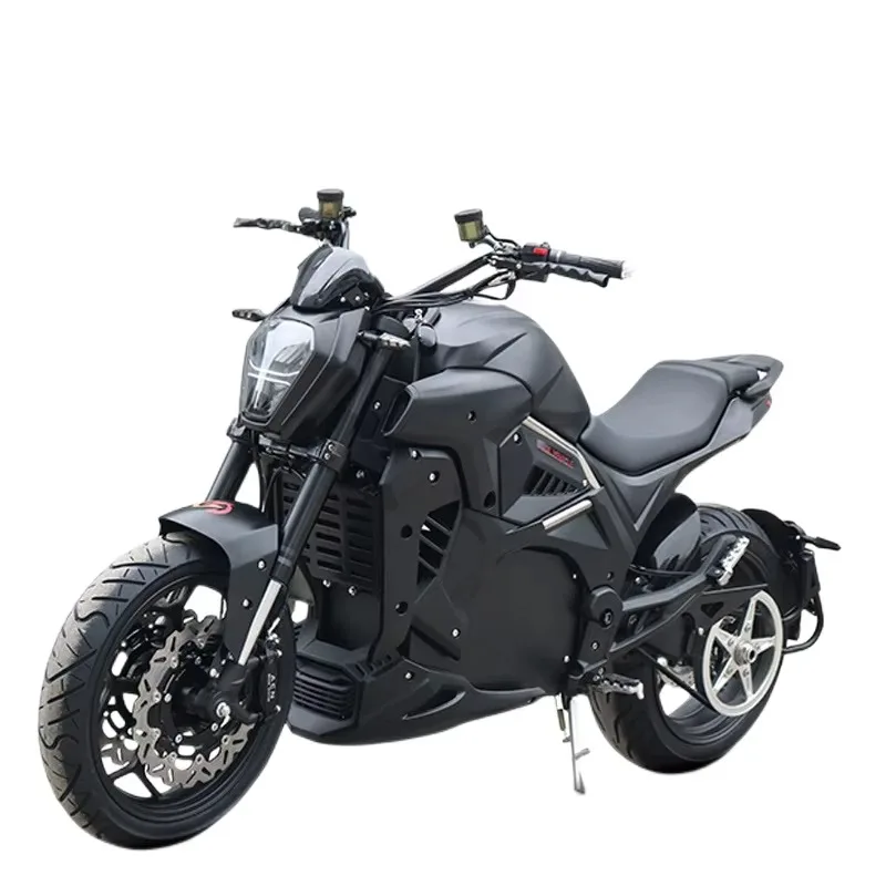 Zuimi High-end Devil Road Legal Electric Motorcycle Retro 17 Inch Wheels 8000W High-Speed With 150AH Lithium Battery Remote 72V