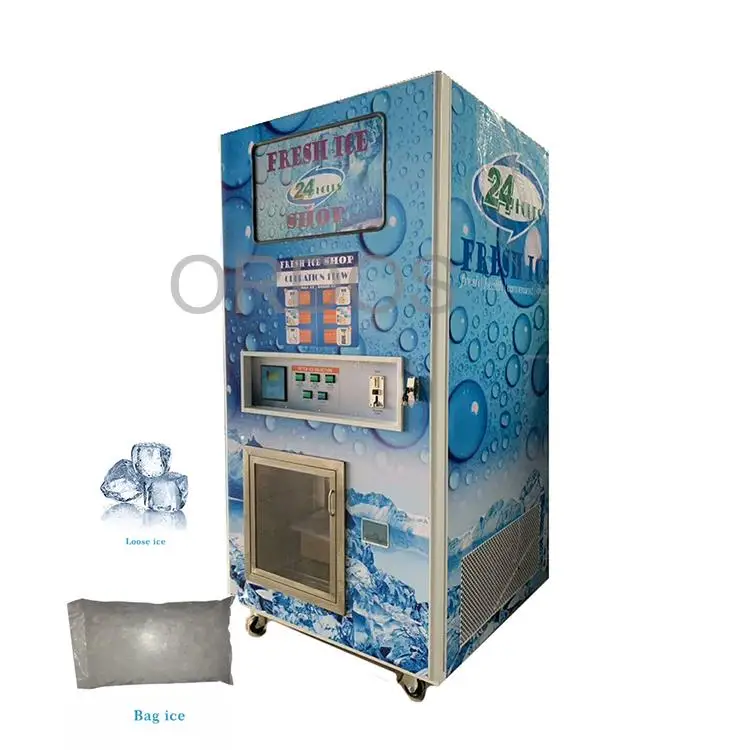 Cube Bagged 900kg ice vending machines with auto bag and auto seal