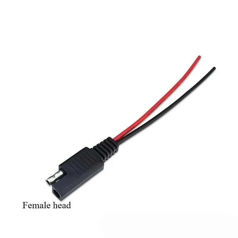 SAE Quick Disconnect Extension Cable 12AWG Male Female Plug Connector Wire for Motorcycle Battery Car RV DIY Power Supply Wiring