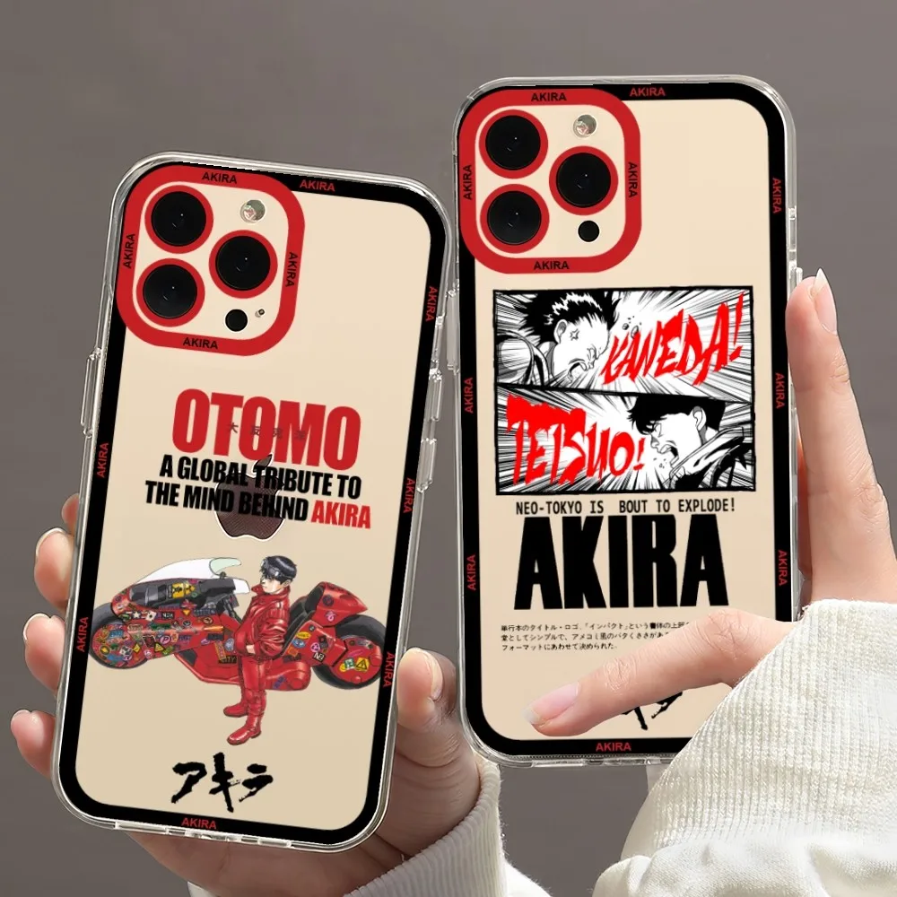 Akira Anime Phone Case For Samsung Galaxy S23 S22 S21 S20 Plus lite Ultra Transparent Shell