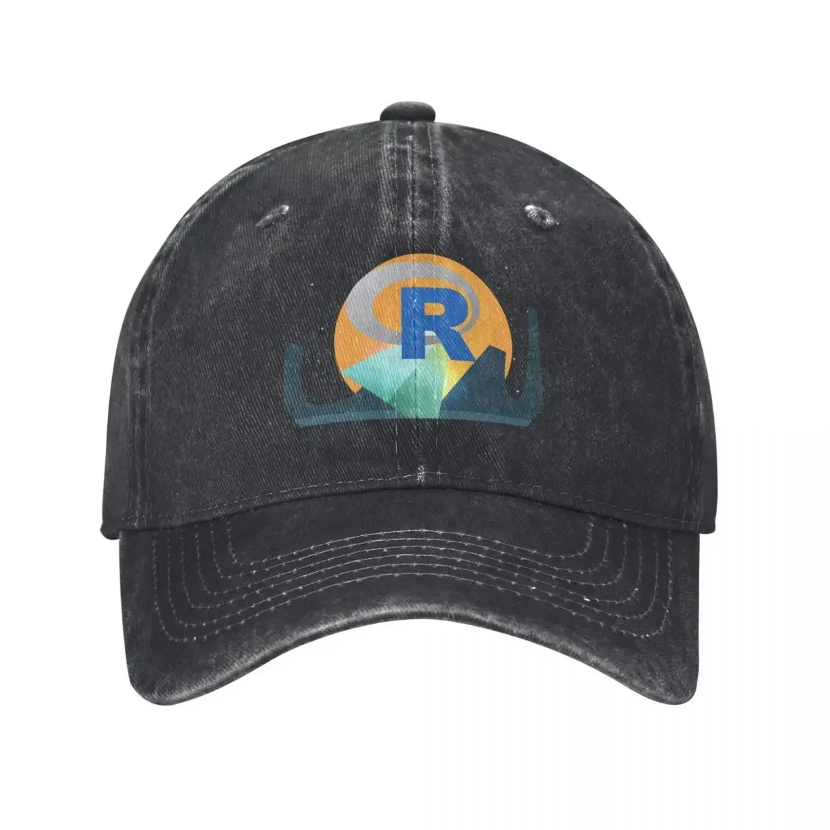 

R programming language R logo Baseball Cap New In Hat funny hat fishing hat Thermal Visor Hats Man Women's