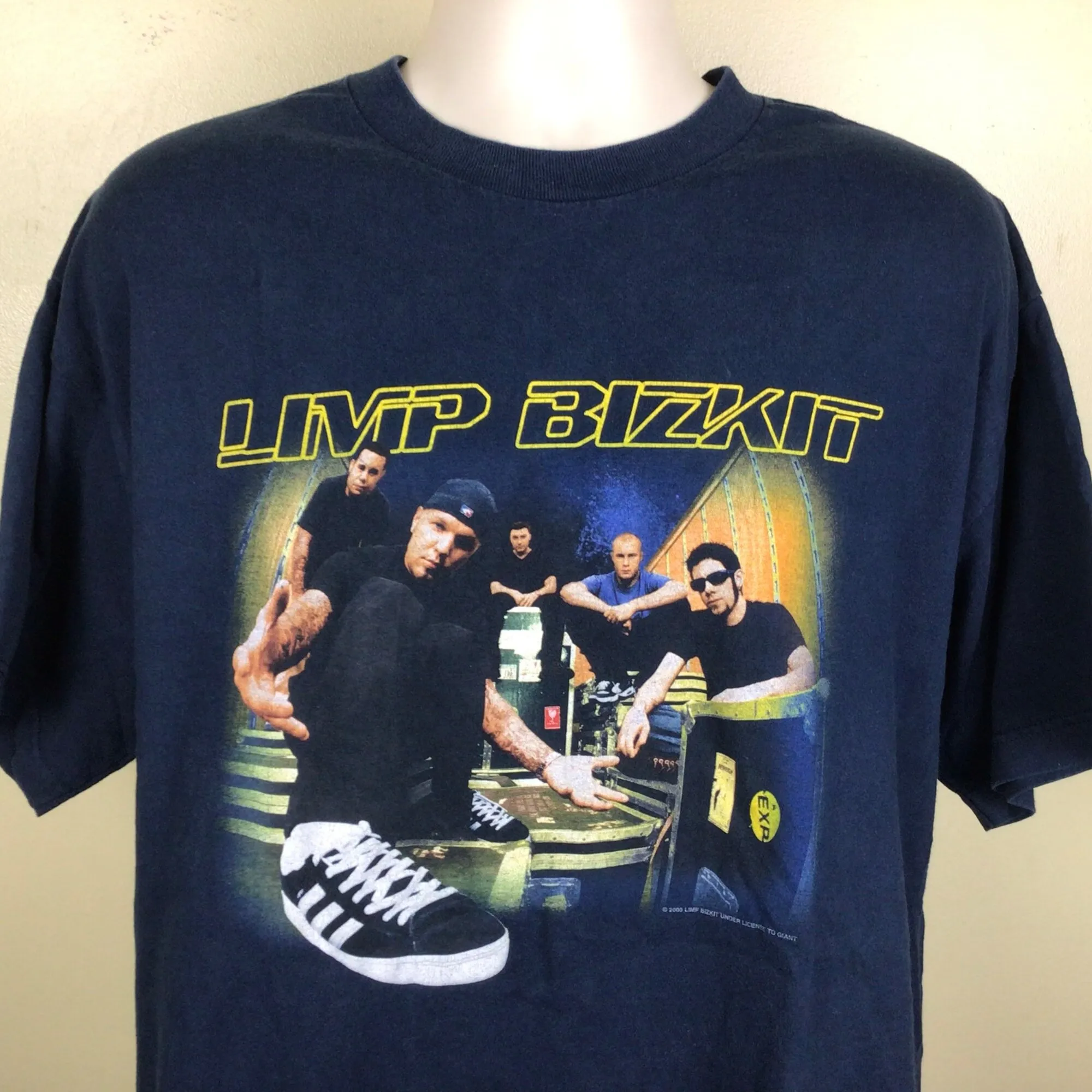 

Vtg 2000 Limp Bizkit Concert TShirt XL Y2K Nu Metal Hard Rock Band