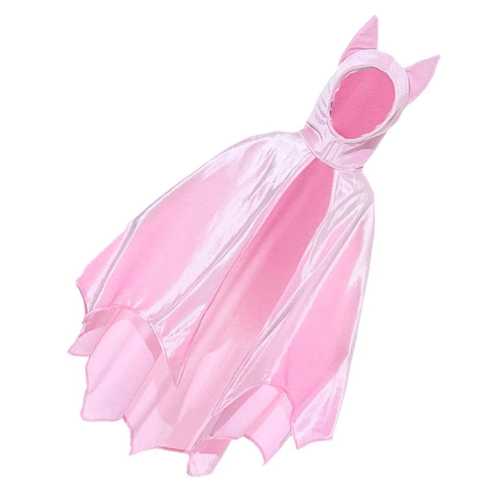 

Bat Winged Cloak Hooded Halloween Costumes Performance Decoration Polyester Girl Child