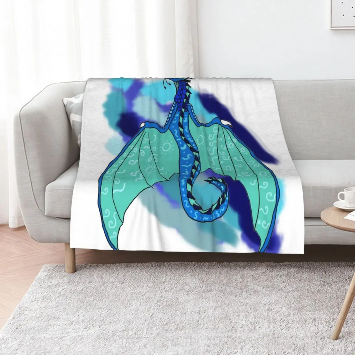 Tsunami Fullbody Throw Blanket Bed covers Luxury St Thermal Decorative Sofas Soft Beds Single Blankets