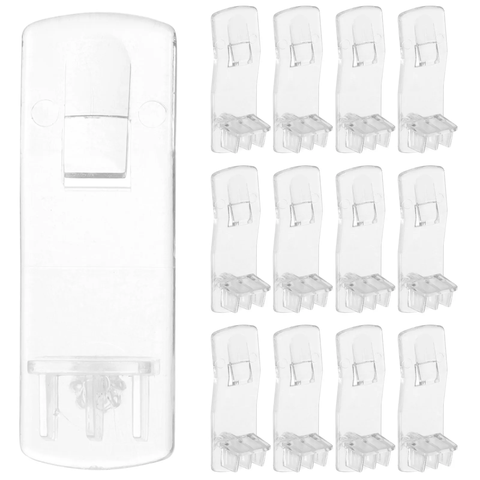 

25Pcs Clear Shelf Pegs Plastic Locking Clips Cabinet Shelf Support Pins Durable for Kitchen Shelving Cabinet Clips for Shelves