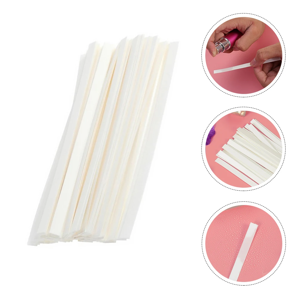 200 Pcs Perfume Essential Oil Test Paper Fragrance Tester Strips Blank Tester Strips Eco Friendly Safe Soy Ink Aromatherapy