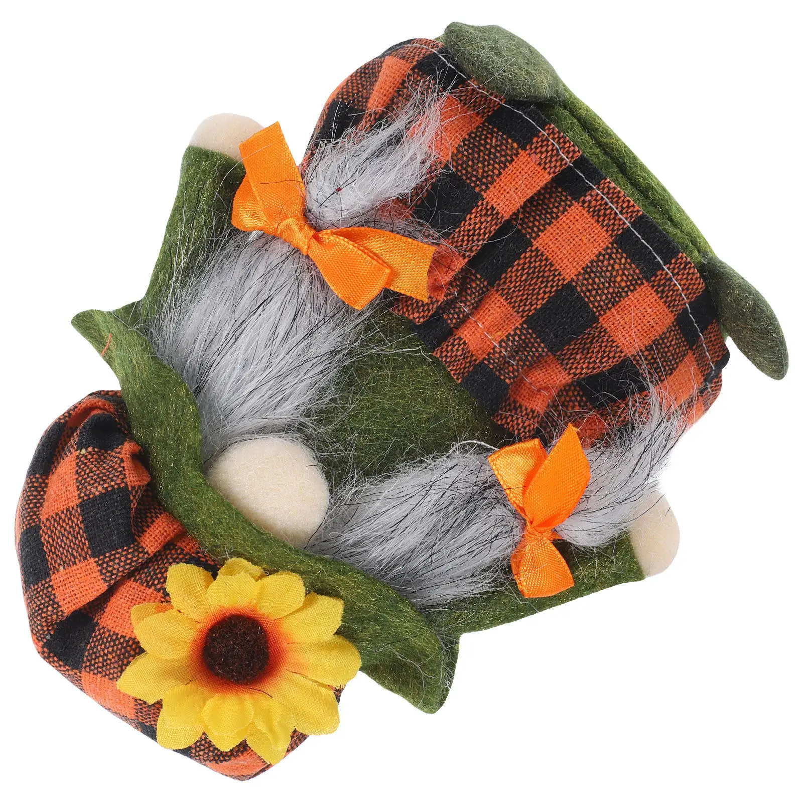 

1Pcs Harvest Festival Sunflower Gnome Ornament Assorted Colors Soft Cotton Cloth Material Home Office Party Adornment Gift