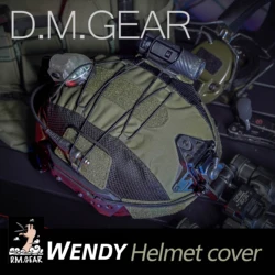 Dmgear-team Wendy exfil弾道バンプヘルメットカバー、メッシュxl、レンジャーグリーン、戦術装備ギア、エアソフトハント