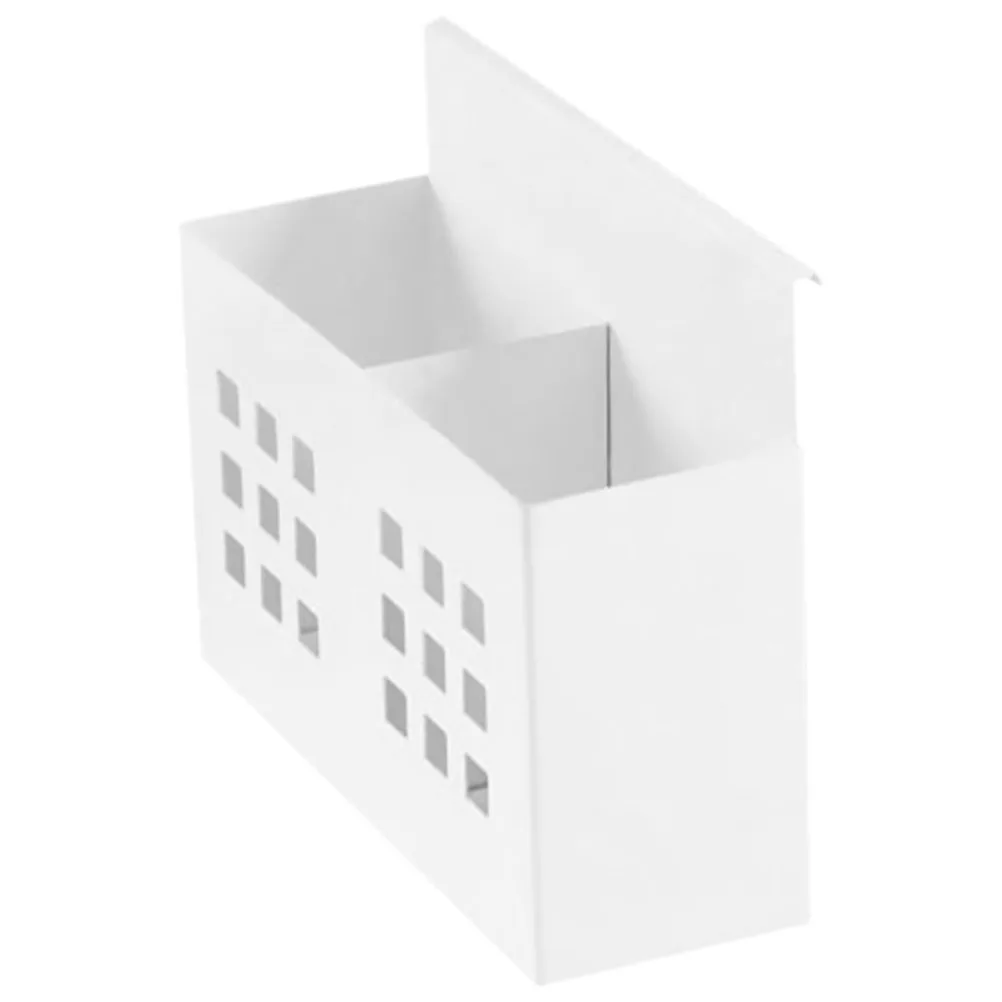 

Metal Hanging Pen Holder Office Partition Desk ganizer Stationery Storage Box Wall Pencil Cup Cubicle HOLDER Tool Storage