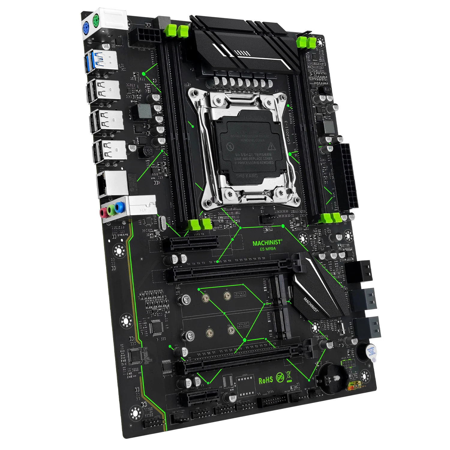 MACHINIST X99 MR9A V1.0 ATX Motherboard LGA 2011-3 Support Xeon E5 V3/V4 CPU And DDR4 RAM NVME M.2 Slot USB3.0