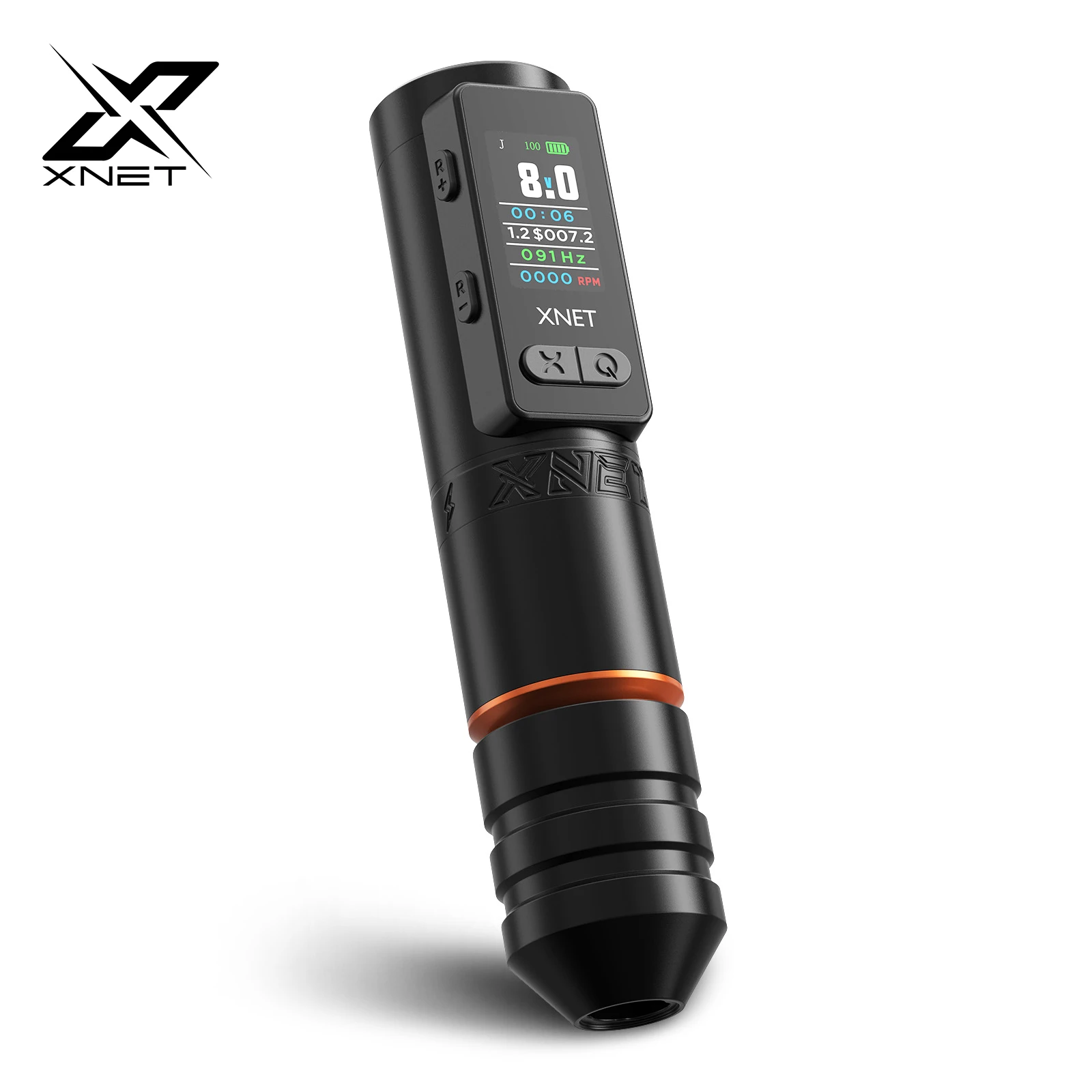 

XNET Vane Max Профессиональная беспроводная тату-машинка для татуировки Ручка для начинающих Бесщеточный двигатель 2400 мАч Многофункциональная батарея для татуировки