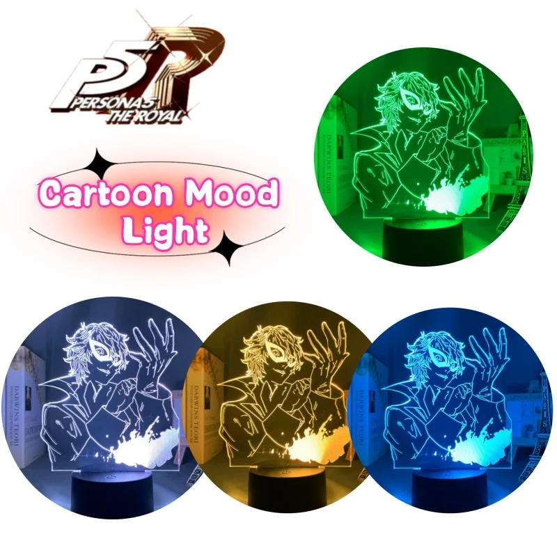 

Настольные украшения в стиле аниме: персонализированный ночник Рен Амамия — идеальный подарок для друзей