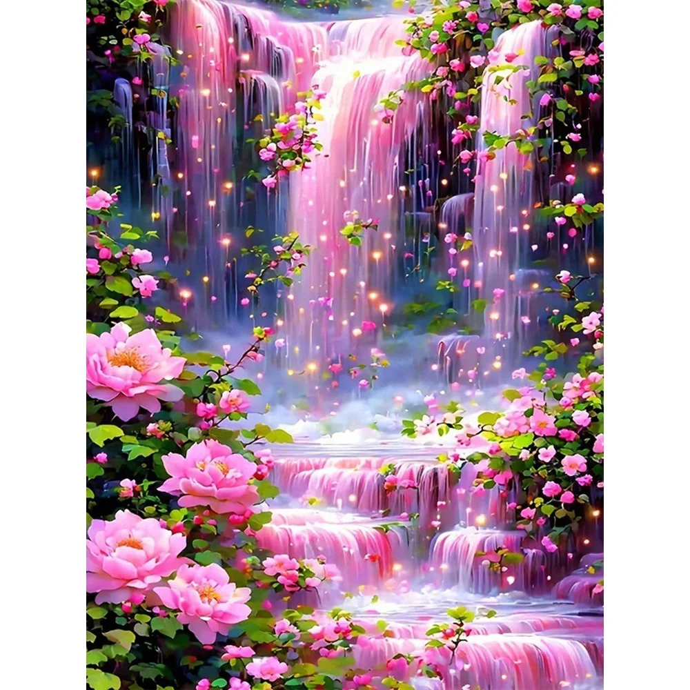 

EverShine алмазная живопись водопад цветок полная дрель вышивка фэнтезийный пейзаж DIY мозаика ремесленный комплект пейзаж подарок ручной работы