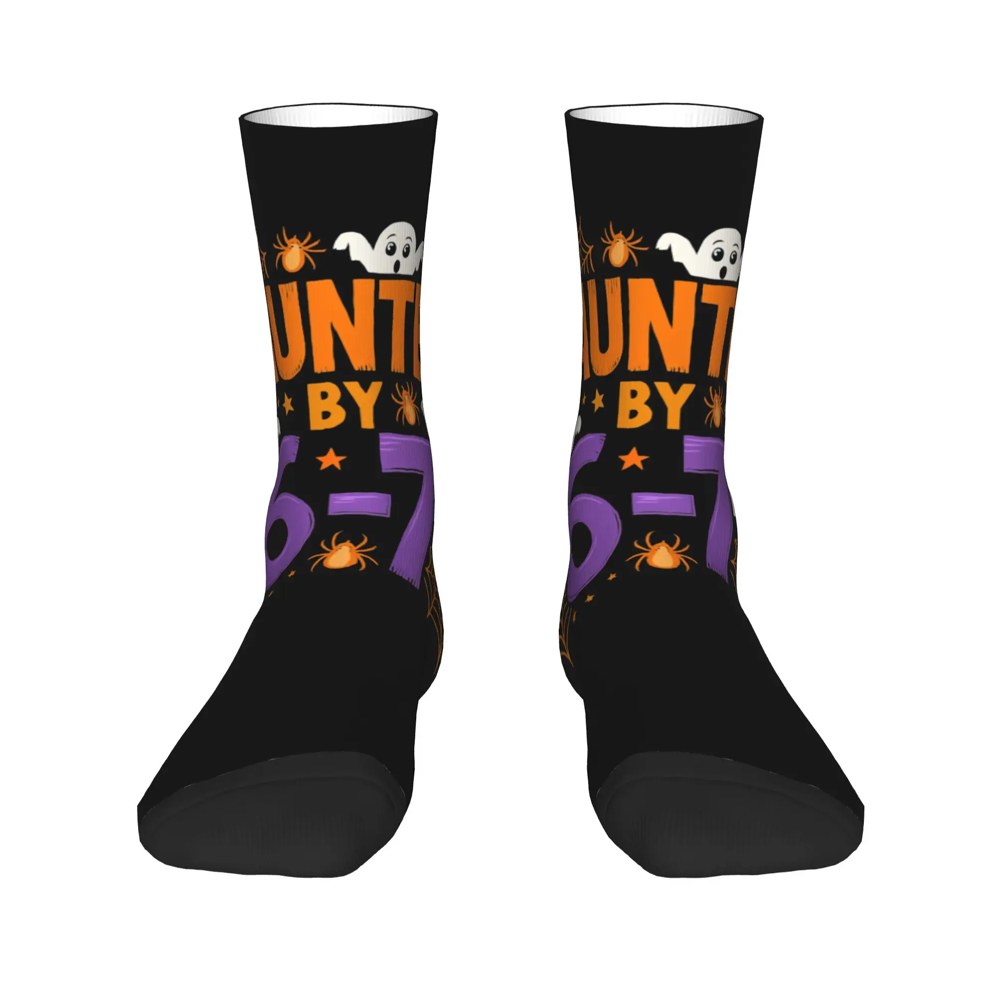 مسكون بواسطة 67 مضحك ستة سبعة الجوارب المضادة للانزلاق جوارب للجنسين الرجال متوسطة لينة تسلق الجوارب الخريف الجدة الجرافيك الجوارب